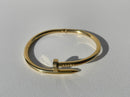 Cartier Gold nail bracelet
