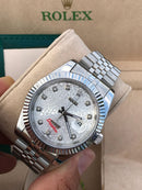 Datejust grey colour with Diamonds