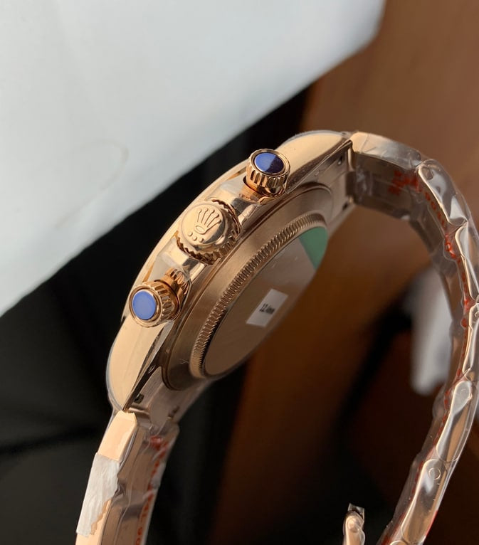 Best Replica Rolex Daytona rosegold - brown with black dial Cosmograph 1:1 Doublete ETÁ