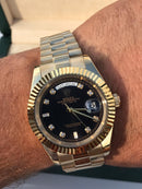 Rolex Daydate with black dial
