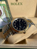 Rolex Datejust bicolor black dial