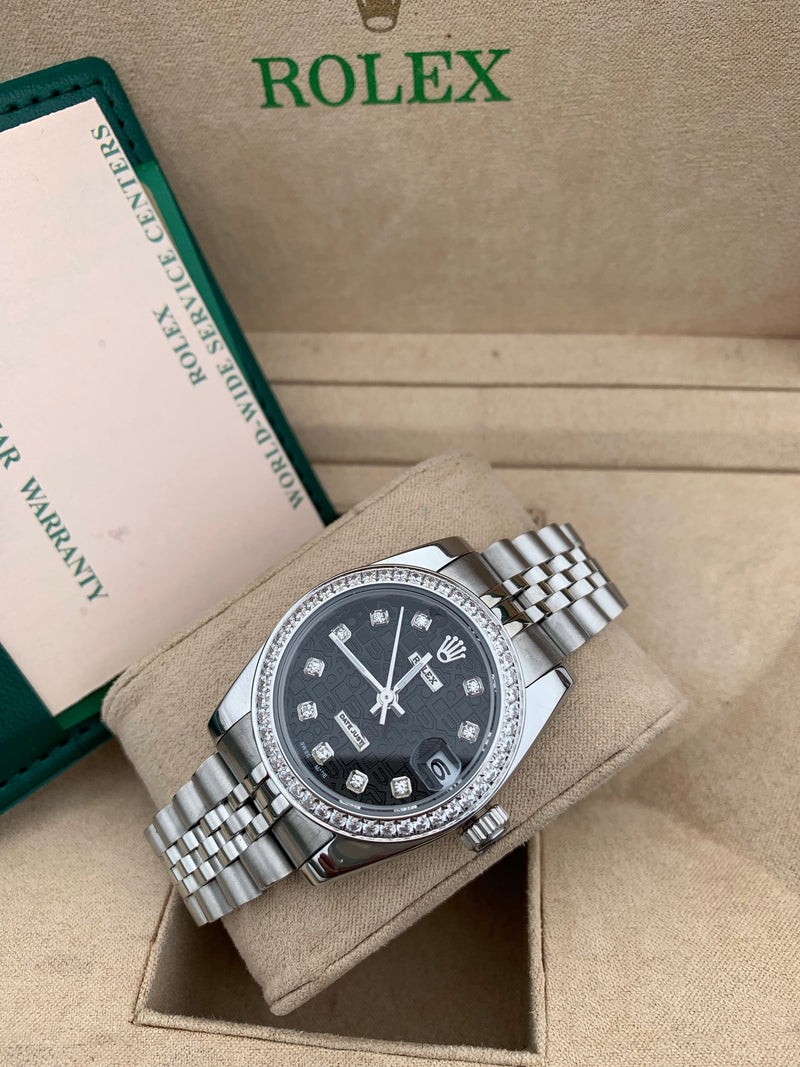 Rolex Datejust with diamonds