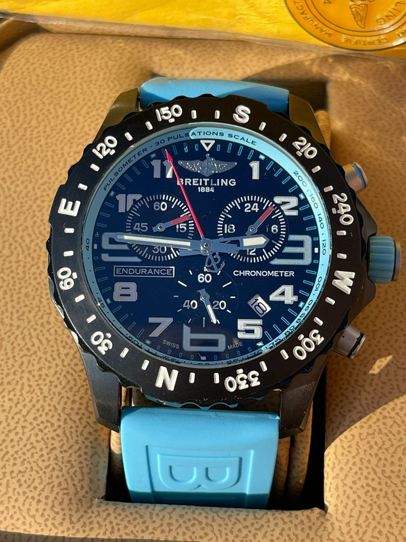 Breitling Super Ocean Blue Rubber