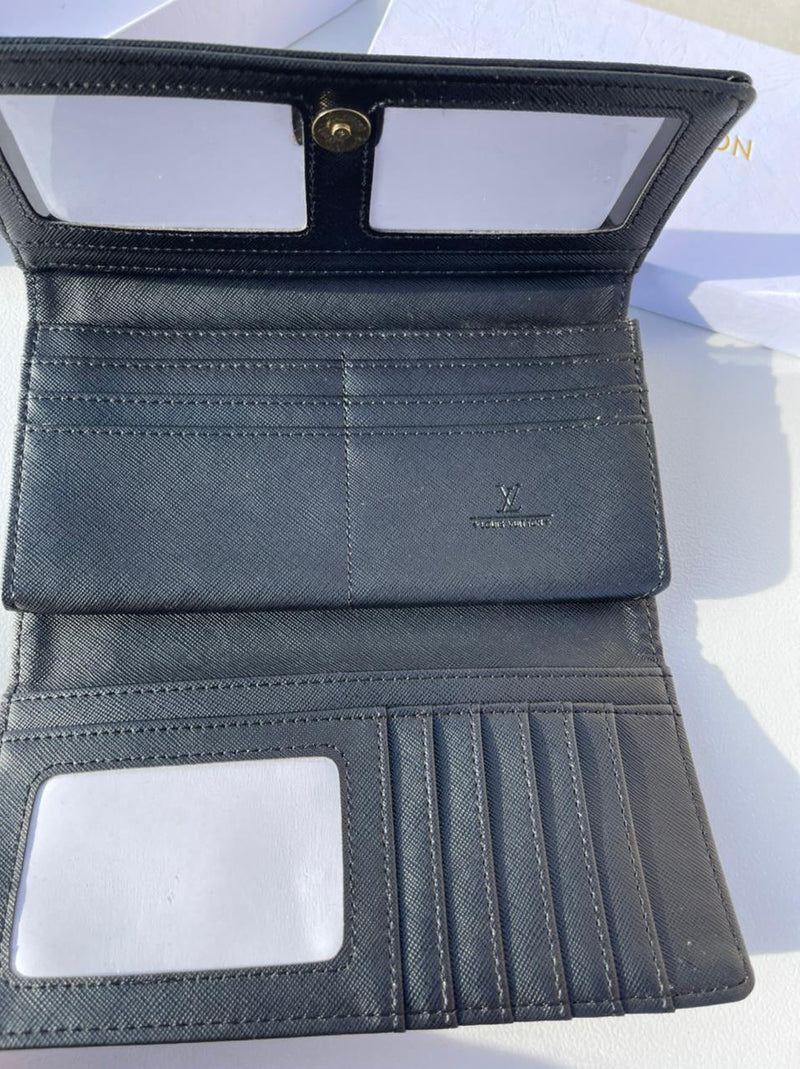 Louis Vuitton brown Wallet for classy women with black color