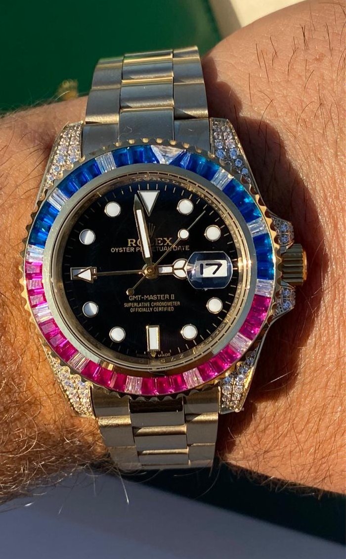 Rolex GMT Master ll Bling