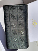 Hermes new trendy black leather model women’s wallet