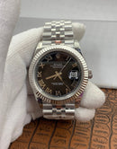 Best Replica Rolex Datejust jubile romano black dial 1:1 Doublete ETÁ super clone
