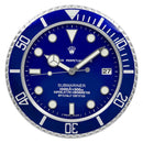 Submariner blue & grey wall clock