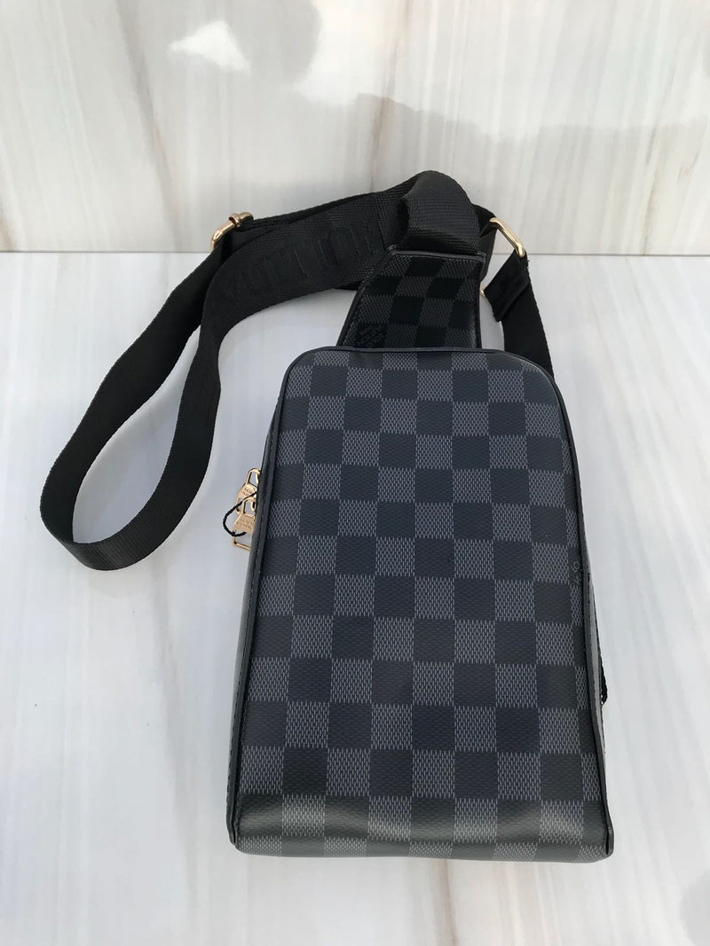 LV black shoulder bag