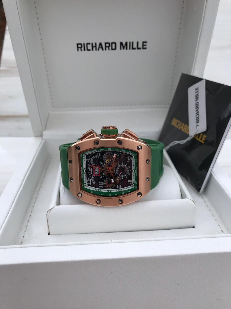 Richard Mille 011 Chronograph  on Green