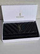 YLS new trendy black leather model women’s wallet