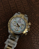 Best Replica Rolex Daytona two tone gold with white dialCosmograph 1:1 Doublete ETÁ