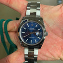 Best Replica Datejust blue dial 41 mm mirror