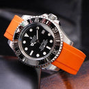 Rolex orange sea dweller with black strap