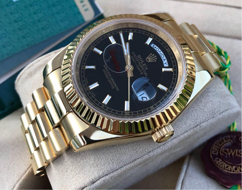 Rolex Daydate black dial