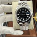 Best Replica Rolex Datejust smoothy jubile with black dial