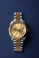 Rolex Datejust bicolor  gold dial