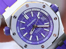 Best Replica Audemars Piguet violet rubber Royal Oak