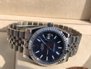 Rolex Datejust with blue dial