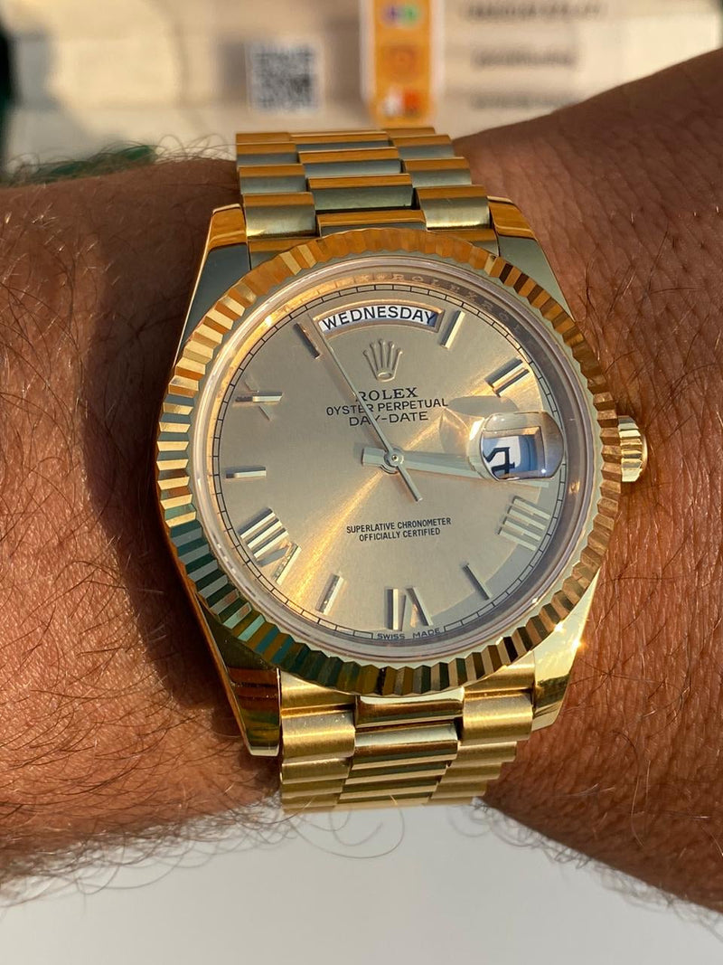 Rolex Daydate Gold 3255 1:1 Doublete ETÁ