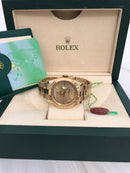 Rolex Daydate with gold dial