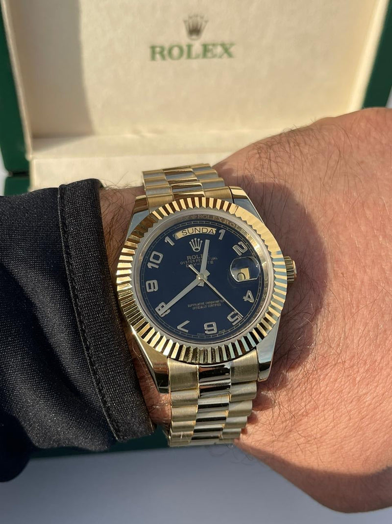 Rolex Daydate Yellow Gold with numbers