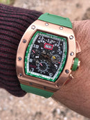 Richard Mille 011 Chronograph  on Green