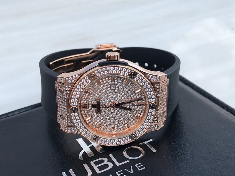 Hublot Big Bang Rose&gold bling bling