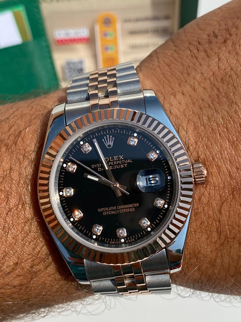Rolex Datejust Bicolor with diamonds