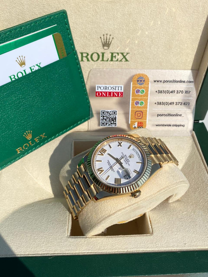 Rolex Daydate Silver 3255 1:1 Doublete ETÁ