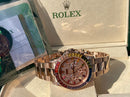 Best Replica Rolex full gold Daytona Rainbow Iced Out new model