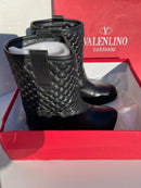 Best Replica Valentino legit black leather Sneakers