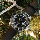 Rolex red sea dweller with black strap