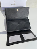 YLS new trendy black leather model women’s wallet