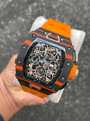 Best Replica Richard Mille Carbon TPT & Orange-yellow strap