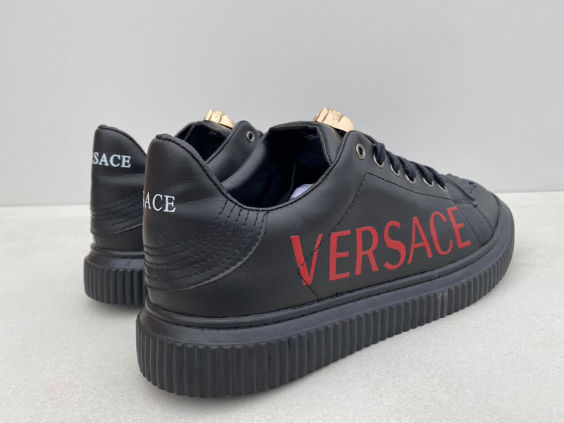 Best Replica Versace short black and red sings shoes - sneakers