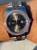 Rolex Datejust bicolor with Diamonds