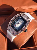 Richard Mille Jasper Diamond Dial on on White Iced Out