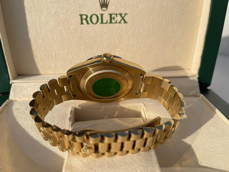 Rolex Daydate Yellow Gold with numbers