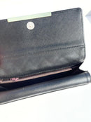Chanel new trendy black leather model women’s wallet