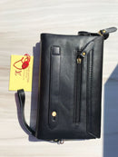 LV full black hand bag