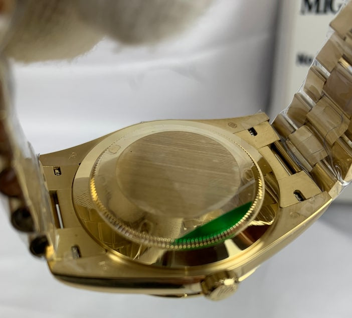 Daydate romano gold with dial 3135 1:1 Doublete ETÁ super clone