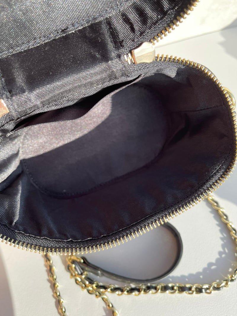 Chanel new trendy black leather model women’s bag