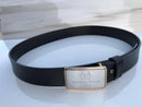 Philipe Plein BELT black with metallic sign grey colour