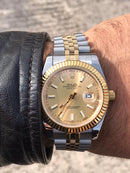 Rolex Datejust bicolor  gold dial