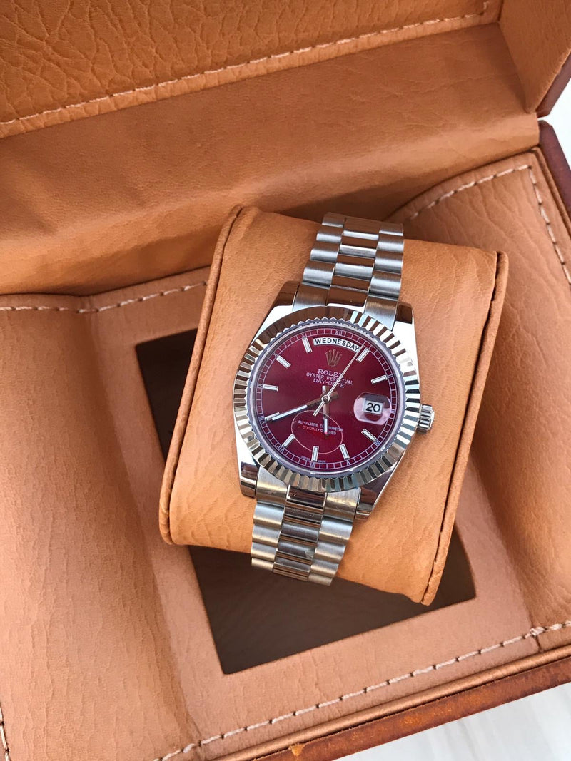 Rolex Daydate red dial