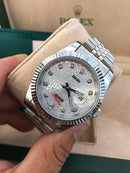 Datejust grey colour with Diamonds