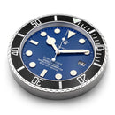 Submariner blue & black wall clock