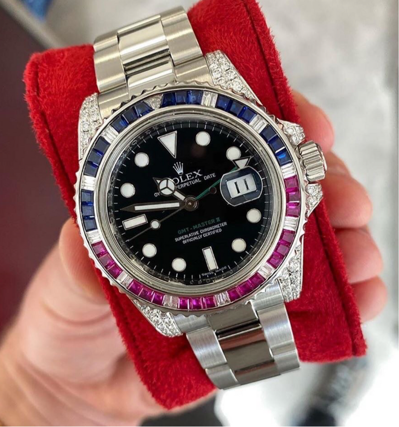 Rolex GMT Master ll Bling