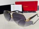 Gold Panthere De Cartier shape lll Sunglasses